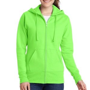 LAT Neon Green Hoodie Size 2XL